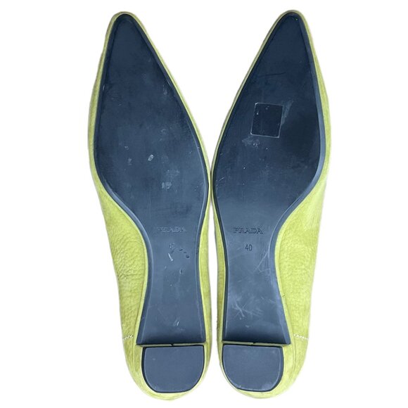 Vintage Prada Green Flats - Picture 9 of 9